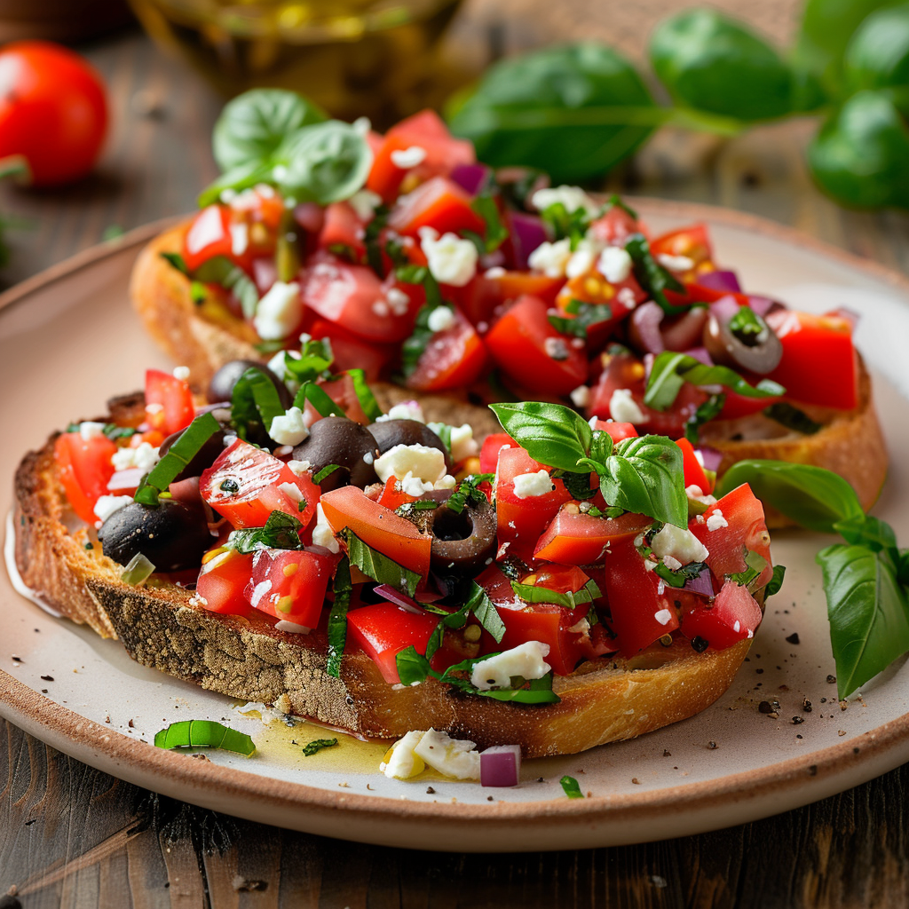 Bruschetta Bliss: A Toast to Mediterranean Flavors