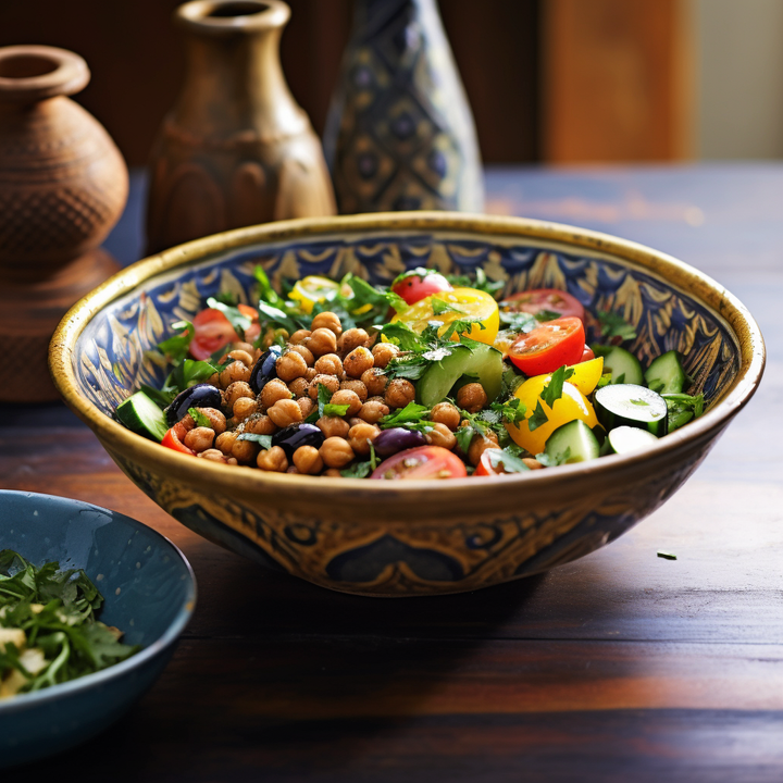 Chickpea Mezze Fresca Salad